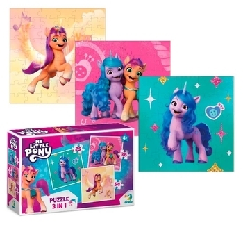 Пазл 3 в 1 DoDo My Little Pony (200385) - Pampik - 4