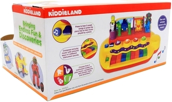 Пианино Kiddieland Зверята на качелях - Pampik - 10