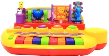 Пианино Kiddieland Зверята на качелях - Pampik - 3