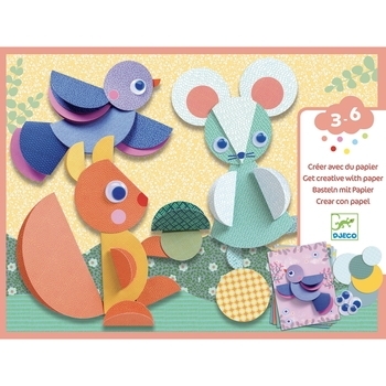 Набір для створення колажу Djeco Знову і знову (DJ09056) - Pampik