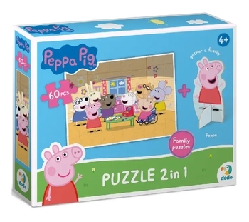 Пазлы Dodo Peppa Pig, 60 элементов (200123) - Pampik