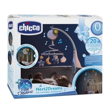 Іграшка на ліжечко Chicco Next2Dreams, блакитний (07627.20) - Pampik - 9