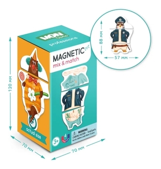 Магнитная игра DoDo Смешивай и совмещай, Профессии (200217) - Pampik - 2