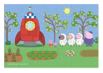 Пазл-міні DoDo Peppa Pig Летимо у космос, 35 елементів (200337) - Pampik - 2