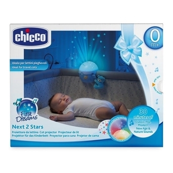 Нічник-проектор Chicco Next 2 Stars, блакитний (07647.20) - Pampik - 10
