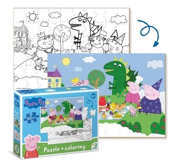Пазли 2 в 1 Dodo Peppa Pig, 60 елементів (200118) - Pampik - 3