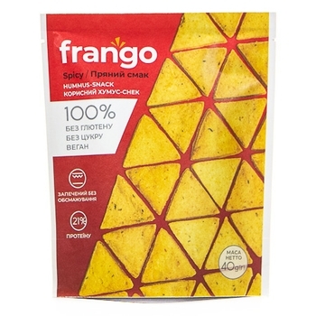 Хумус-снек Frango Пряний смак, 40 г - Pampik