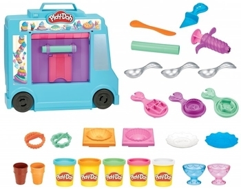 Ігровий набір Hasbro Play-Doh Вантажівка з морозивом (F1390) (5010993860203) - Pampik - 5