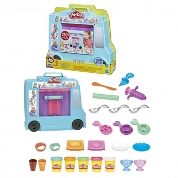 Ігровий набір Hasbro Play-Doh Вантажівка з морозивом (F1390) (5010993860203) - Pampik - 4