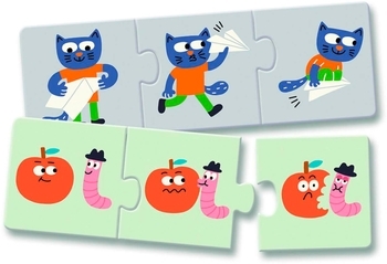 Трио-пазл Djeco Истории, 24 элемента (DJ08117) - Pampik - 2