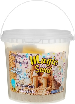 Кінетичний пісок Strateg Magic Sand, світиться у темряві, класичний, 350 г (370-7) - Pampik - 2