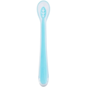 Ложечка силиконовая Baboo, 6+ месяцев, синий (90431) - Pampik