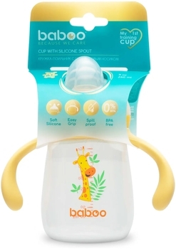 Чашка-непроливайка з силіконовим носиком Baboo Safari, 6+ місяців, 260 мл (90439) - Pampik - 6