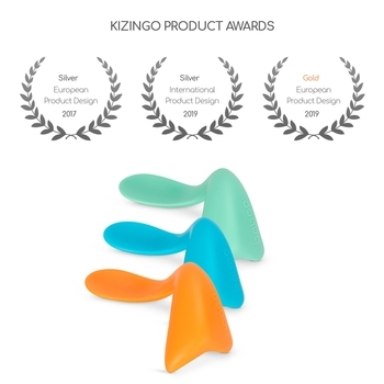 Тренировочная ложка Baboo, 9+ месяцев, оранжевый (90595) - Pampik - 5