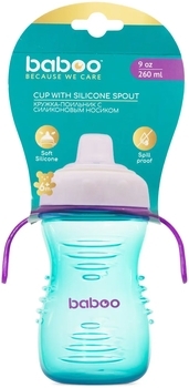 Поїльник-непроливайка Baboo, 260 мл, м'ятний (90443) - Pampik - 6