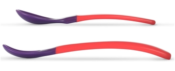 Теплочувствительные ложечки Baboo, 4+ месяцев, 2 шт., красный (90597) - Pampik - 4