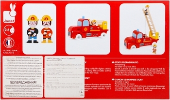 Ігровий набір Janod Пожежний автомобіль (J08574) - Pampik - 6