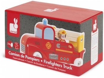 Ігровий набір Janod Пожежний автомобіль (J08574) - Pampik - 7