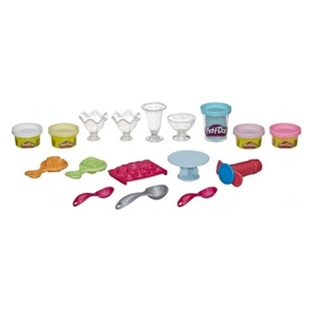 Набор для творчества Hasbro Play-Doh Кухонные принадлежности Стаканчики мороженого (E7275) - Pampik - 2