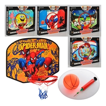 Баскетбольное кольцо Bambi, в ассортименте (M 2905) - Pampik