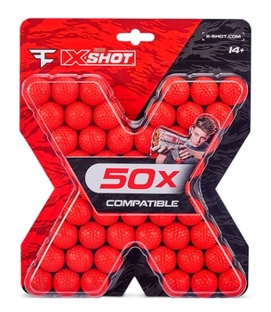 Набор шариков X-Shot Chaos Faze, 50 шариков (36506) - Pampik