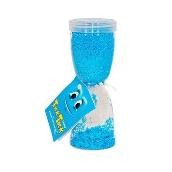 Маса для ліплення Strateg Tick-Tock Snow у тубусі, блакитний - Pampik