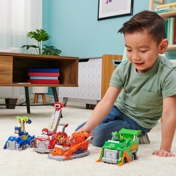 Щенячий патруль Spin Master Спасательный автомобиль де-люкс с водителем Гонщик (серия Рыцари) - Pampik - 9