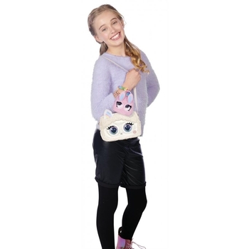 Интерактивная сумочка Spin Master Purse Pets Притти-Лама, молочный (SM26700/0277) - Pampik - 4