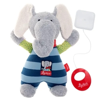 М'яка музична іграшка Sigikid Слонік, 22 см (48800SK) - Pampik