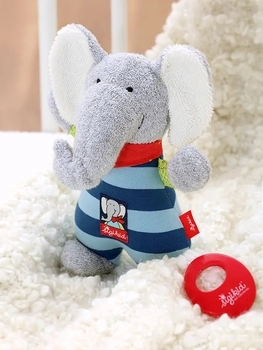 М'яка музична іграшка Sigikid Слонік, 22 см (48800SK) - Pampik - 6