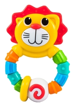 Прорізувач для зубів Infantino Левеня з червоною гривою (216273) - Pampik