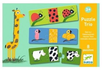 Трио-пазл Djeco Одень животное (DJ08186) - Pampik