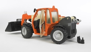 Игрушечный погрузчик Bruder Telehandler JLG 2505 с телескопическим ковшом (02140) - Pampik - 4