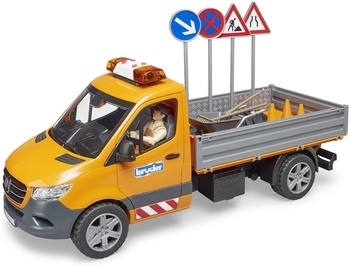 Игровой набор Bruder MB Sprinter Дорожная служба (02677) - Pampik - 5