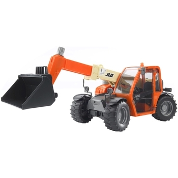 Игрушечный погрузчик Bruder Telehandler JLG 2505 с телескопическим ковшом (02140) - Pampik
