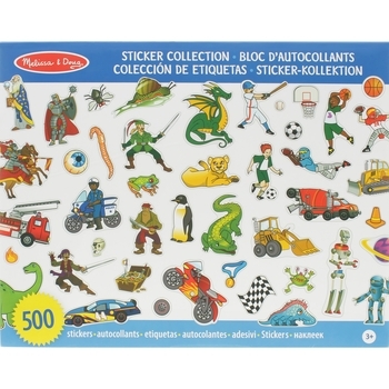 Набор стикеров Melissa&Doug голубой, 500 шт. (MD4246) - Pampik