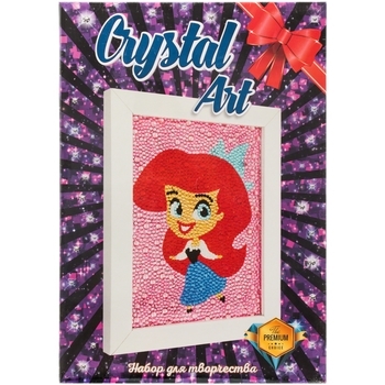Набір для творчості Strateg Crystal art Русалочка (104) - Pampik