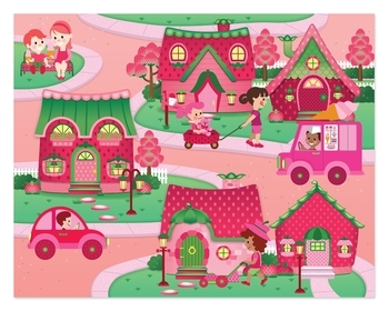 Набір ароматичних наклейок Melissa&Doug Фруктоград (MD12193) - Pampik - 3