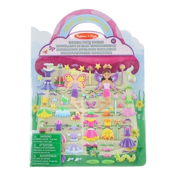 Об'ємні багаторазові наклейки Melissa&Doug Феї (MD19414) - Pampik