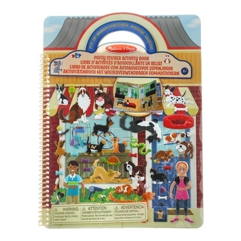 Об'ємні багаторазові наклейки Melissa&Doug Будинок для тварин (MD19429) - Pampik