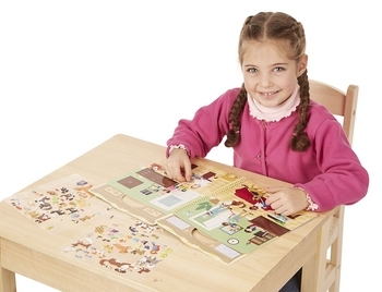 Об'ємні багаторазові наклейки Melissa&Doug Будинок для тварин (MD19429) - Pampik - 4