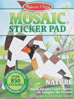 Мозаичные наклейки Melissa&Doug Природа (MD30162) - Pampik
