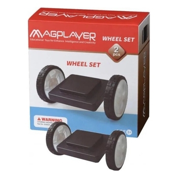 Конструктор Magplayer Платформа на колесах, 2 элемента (MPB-2) - Pampik - 3