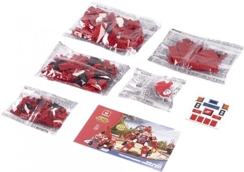 Конструктор-трансформер Super Wings Small Blocks 2-in-1 Buildable Transforming Vehicle Jett, Джетт (EU385005) - Pampik - 5