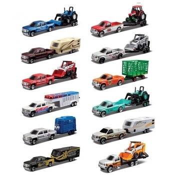 Игровой набор Maisto FM Heartland Haulers машинка + прицеп, в ассортименте, 1 шт. (12328) - Pampik - 6