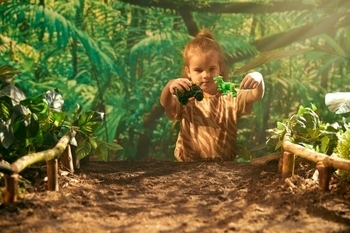 Игровой набор Road Rippers машинка и динозавр Raptor, зеленый (20075) - Pampik - 8