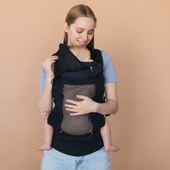 Эрго-рюкзак Love & Carry AIR X Неро, черный (LC134) - Pampik - 3