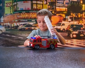 Машинка Road Rippers Rush & Rescue Пожарная служба-спасатели, со светом и звуком, красная (20242) - Pampik - 6