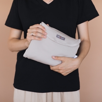 Слинг-шарф Love & Carry, Бисквит, серый/беж (LC450) - Pampik - 2