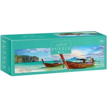 Пазли тришарові панорамні Interdruk Around the World 2, 32х96 см, 1000 елементів (326294) - Pampik